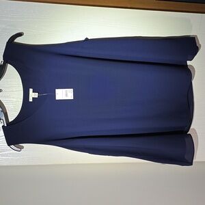Cato 18/20 silky navy top, NWT